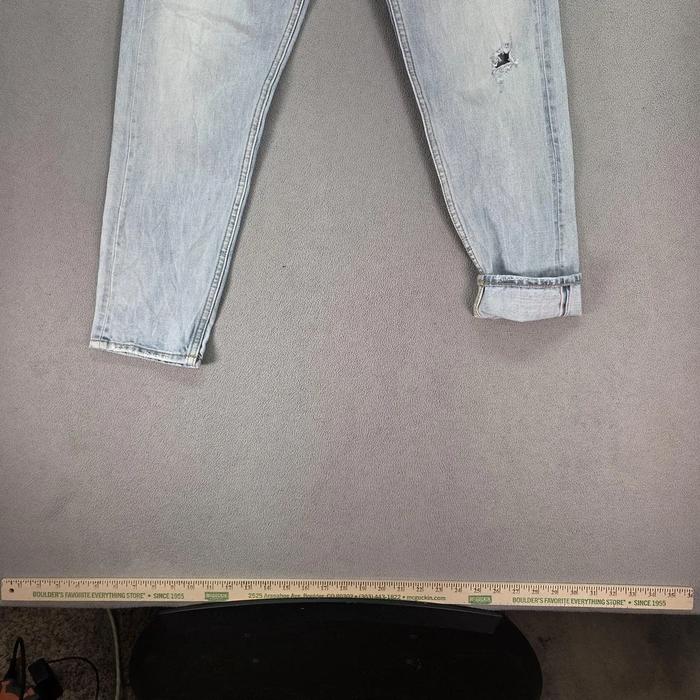 Japanese‎ Selvedge Jeans Womens Baggy Hip Hop Loose Tapered Fits 26x25